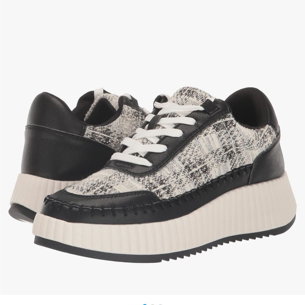 Dolce Vita black and white tweed sneaker